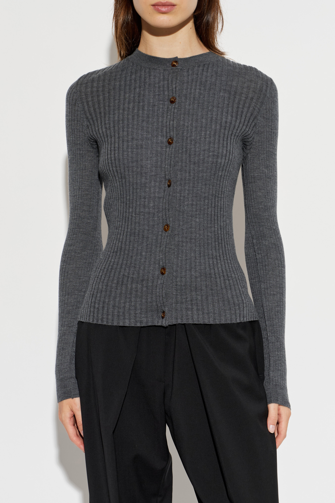 Grey 'Rae' cardigan Burberry - Vitkac GB